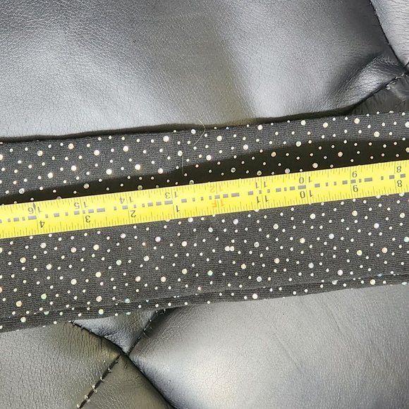 NWT, FACTORY SEALED. Madison Ave Black Rhinestone Embellished Knee High Socks - Picture 3 of 5